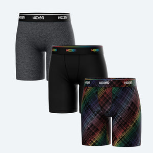 Biker High Waisted Pride 3-Pack