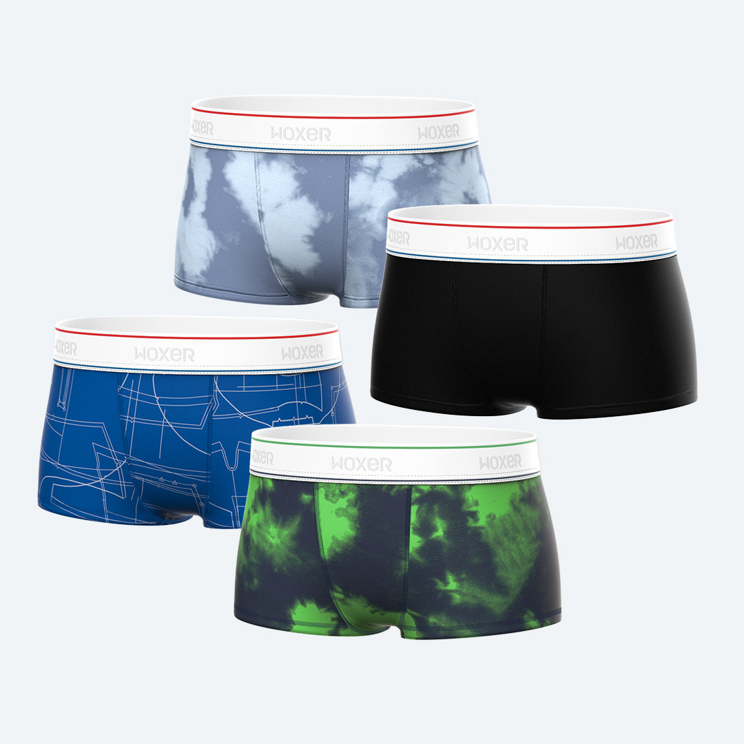 Bold Vibe 4-Pack, Women's Boxer's & Boy Shorts