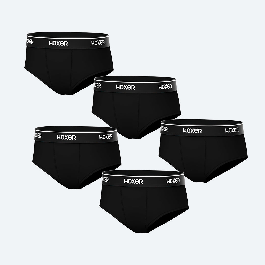 Classic Black 2.0 5-Pack | Women's Boxer's & Boy Shorts | Woxer