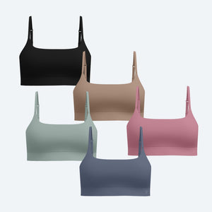 Luxe Bralette Earthed 5-Pack