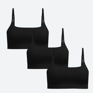 Luxe Bralette Bare 3-Pack