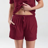 Sleep Shorts Claret