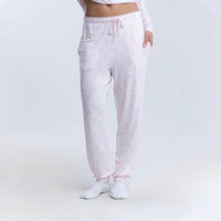 Sleep Joggers Candy Cane Ditsy