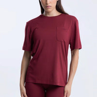 Sleep Short Sleeve Tee Claret