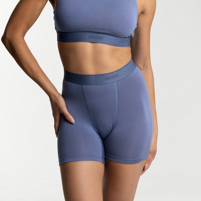 Baller High Waisted Steel Blue