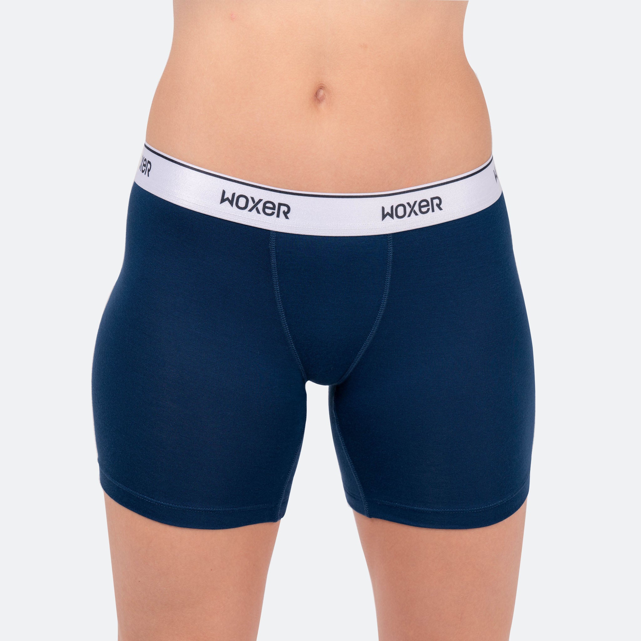 Woxer Women's Boxer Briefs Underwear, Baller 5” High-Waisted Boyshorts,  Exercise