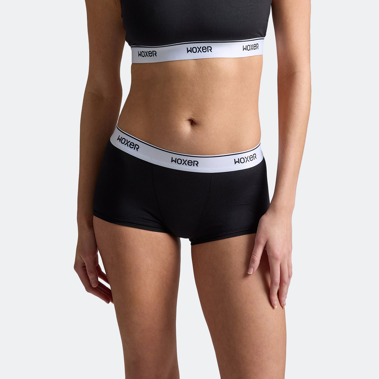 Bold Black | Boxer Briefs for Women | Girls Boxer Shorts | Woxer