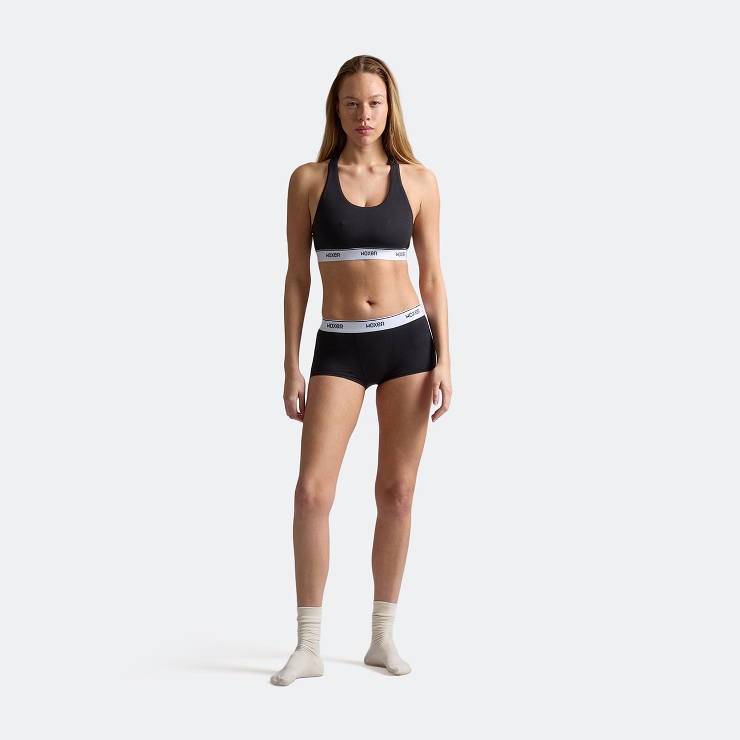 Bold Black | Boxer Briefs for Women | Girls Boxer Shorts | Woxer