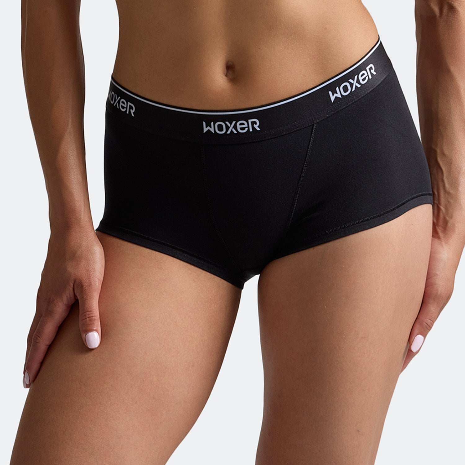 Bold Black 2.0 | Boxer Briefs for Women | Girls Boxer Shorts | Woxer