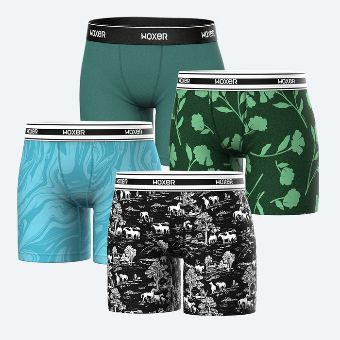 Baller Softembrace 4-Pack | Women's Boxer's & Boy Shorts | Woxer