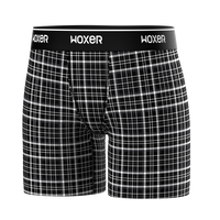 Baller High Waisted Coal Plaid