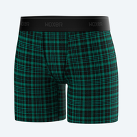 Baller High Waisted Malachite Plaid