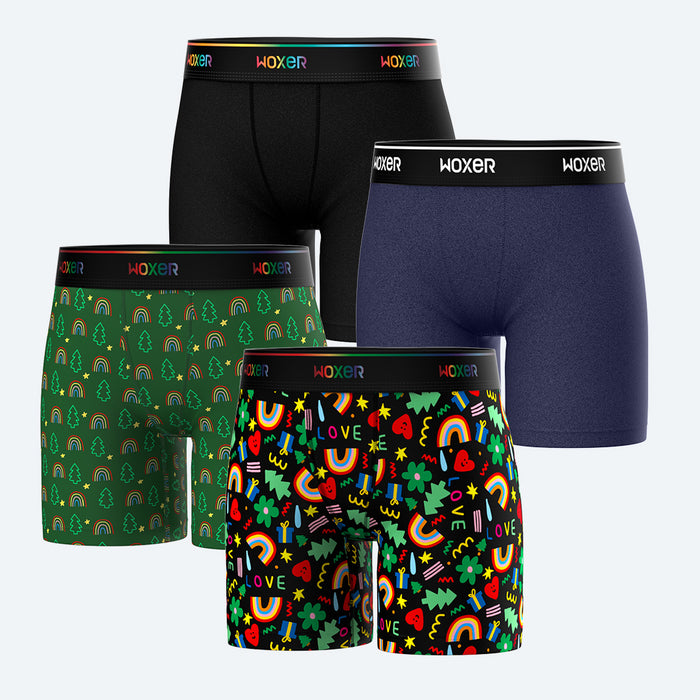 Baller High Waisted Festive Flare 4-Pack