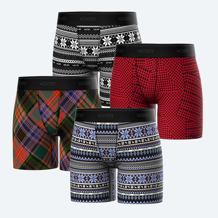 Baller High Waisted Flannel 4-Pack