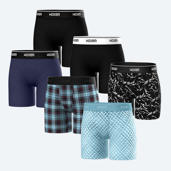 Baller High Waisted Glacier Fall 6-Pack