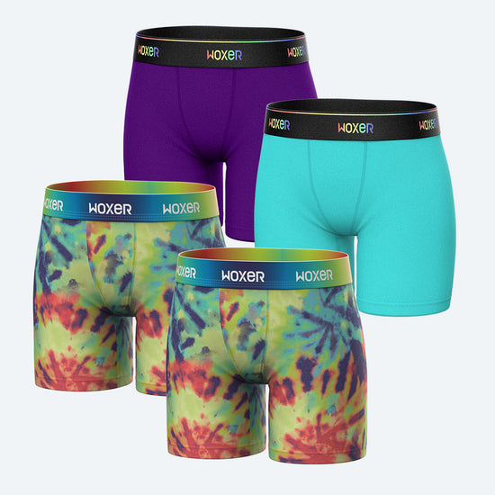 Baller High Waisted Rainbow Royalty VIP 4-Pack