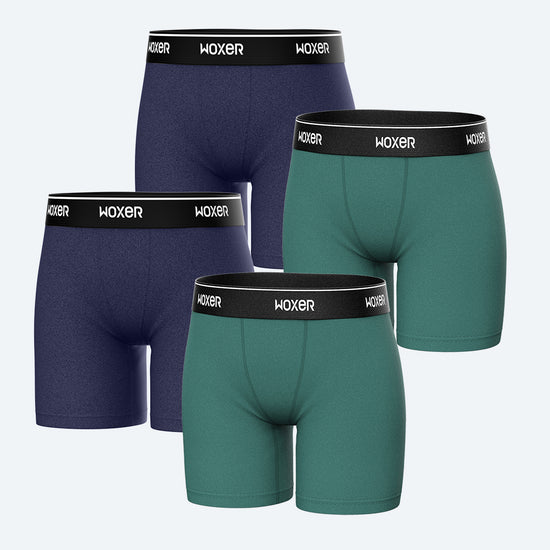Woxer Women's Boxer Briefs Underwear, Baller 5” High-Waisted Boyshorts,  Exercise