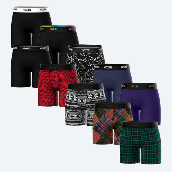 Baller High Waisted Tartan 10-Pack