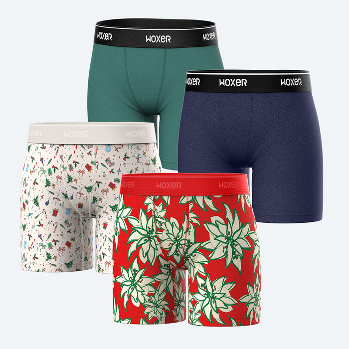 Baller High Waisted Yuletide 4-Pack