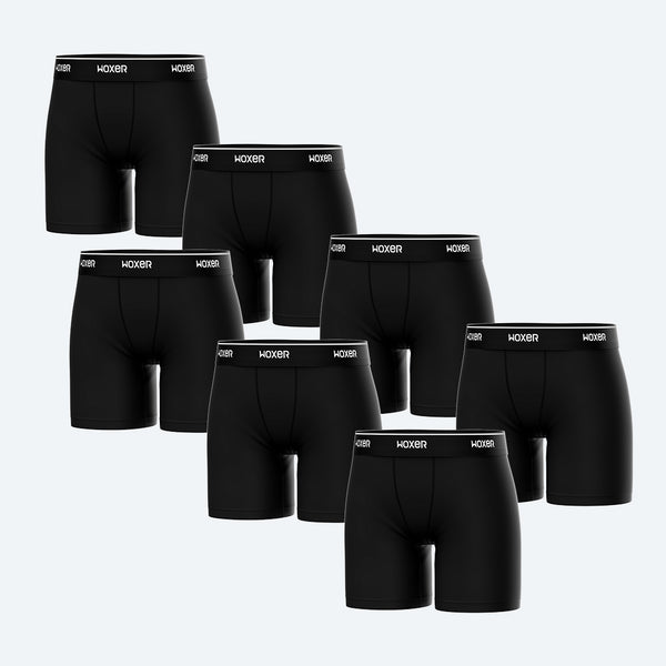 Baller High Waisted Black 2.0 7-Pack