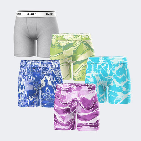 Baller High Waisted Ripple Effect 5-Pack