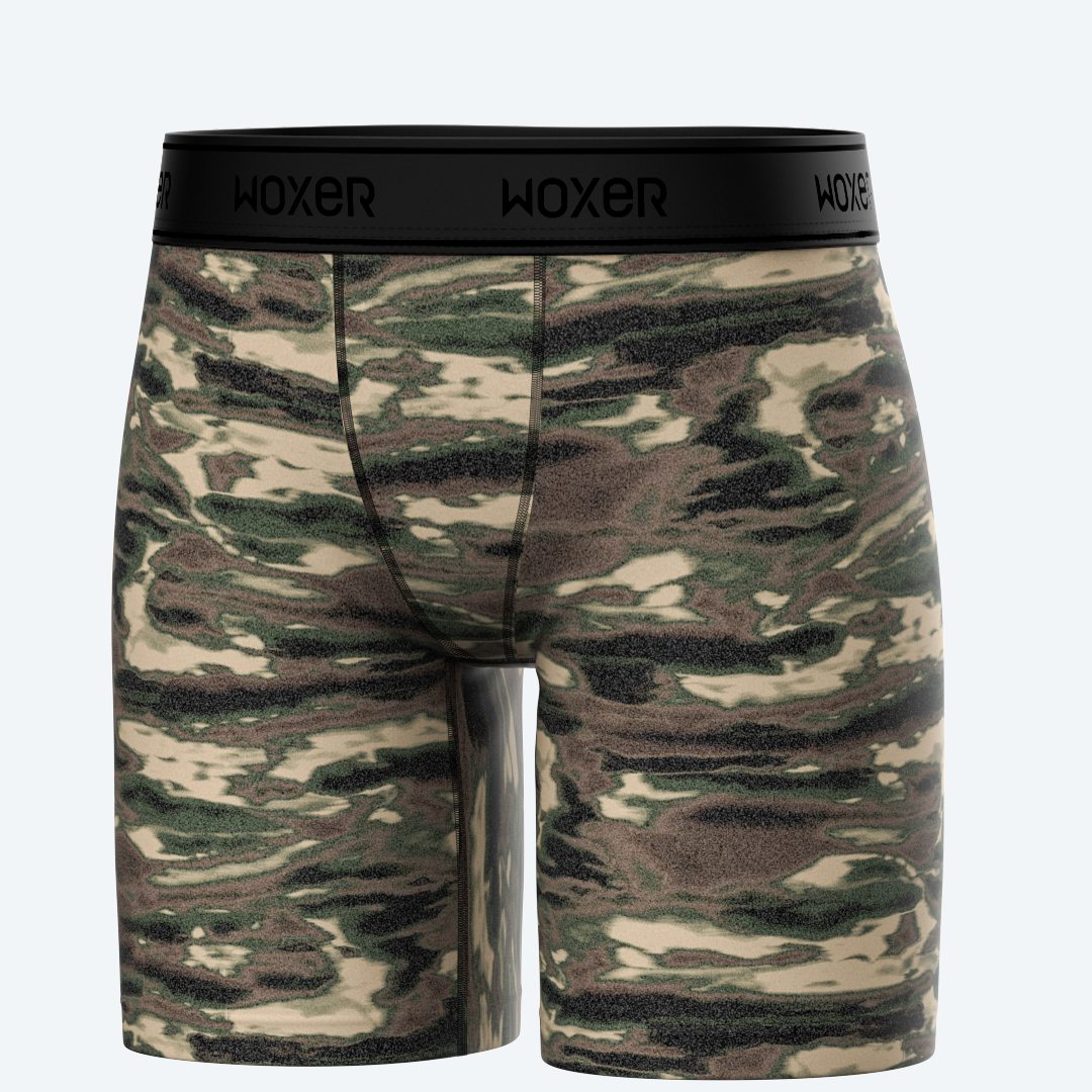 Biker High Waisted Canyon Camo