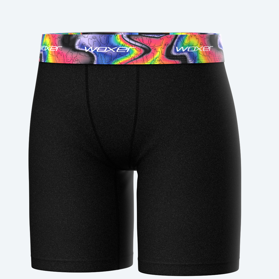 Biker High Waisted Midnight Ghosts