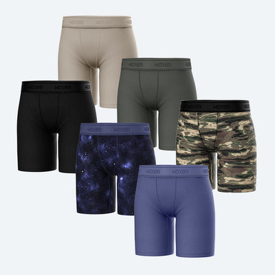 Biker High Waisted Haze 6-Pack