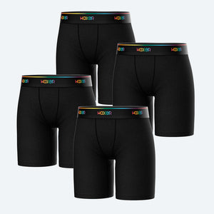 Biker High Waisted Pride Black 4-Pack