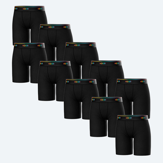 Biker High Waisted Pride Black 10-Pack