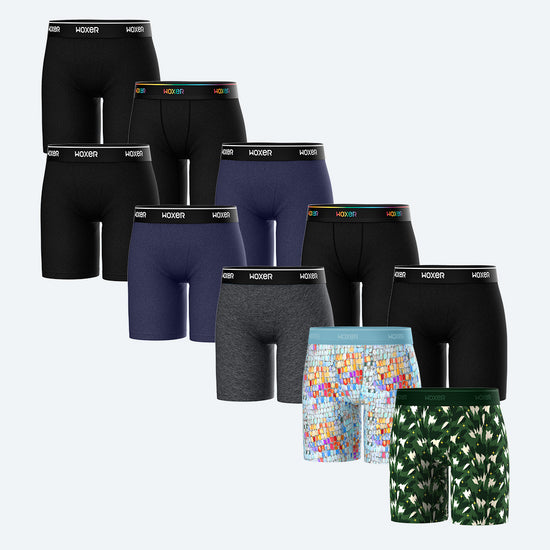 Biker High Waisted Tinsel 10-Pack