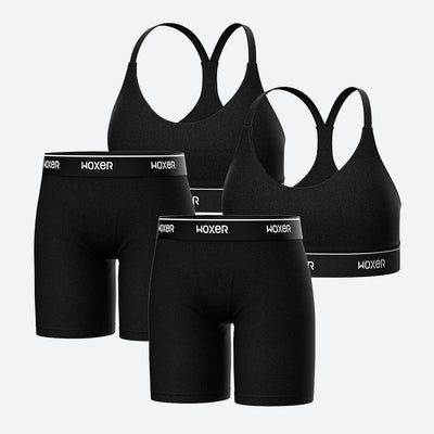 Biker High Waisted & Icon Bundle 4-Pack