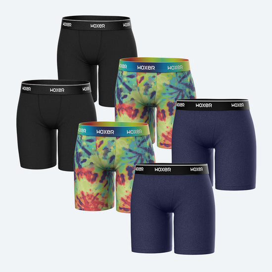 Biker Navy Burst 6-Pack