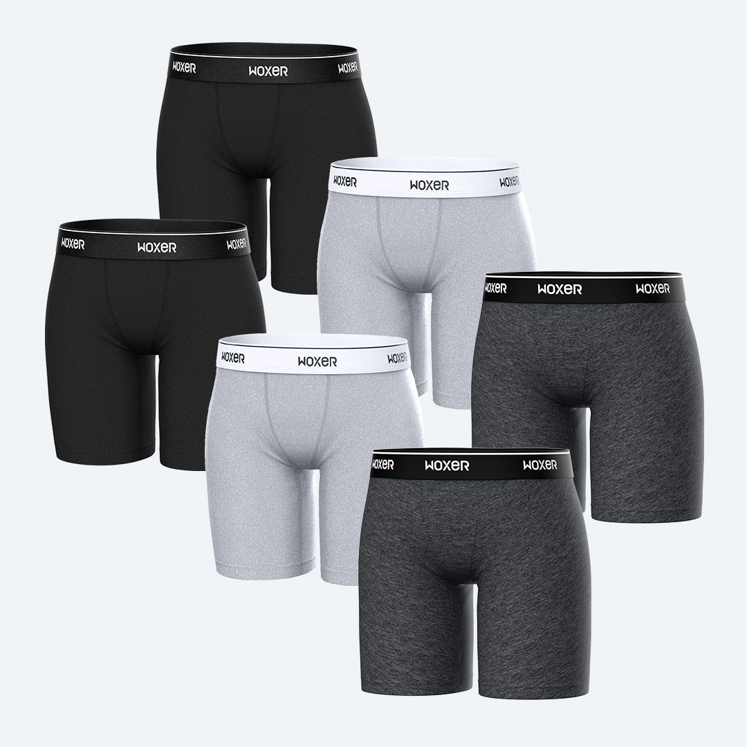 Biker Plush 6-Pack | Women's Boxer's & Boy Shorts | Woxer