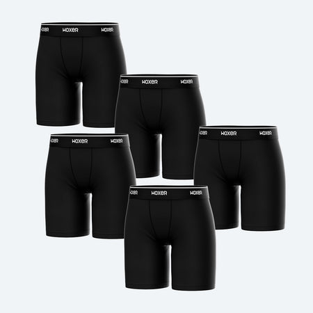 Biker High Waisted Black 2.0 5-Pack