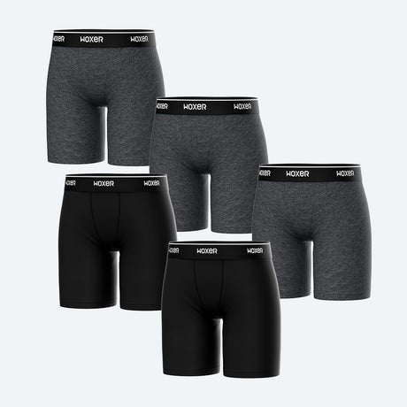 Biker High Waisted Plush 5-Pack