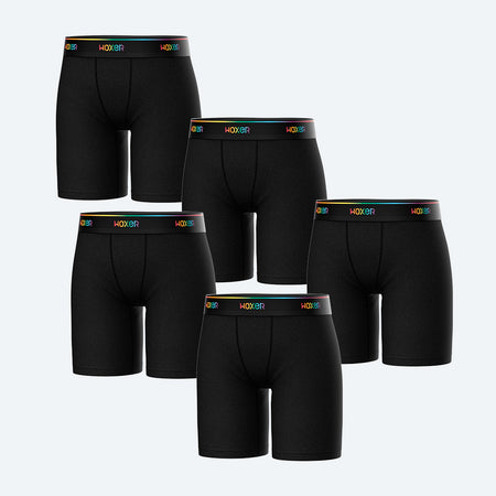Biker High Waisted Pride Black 5-Pack