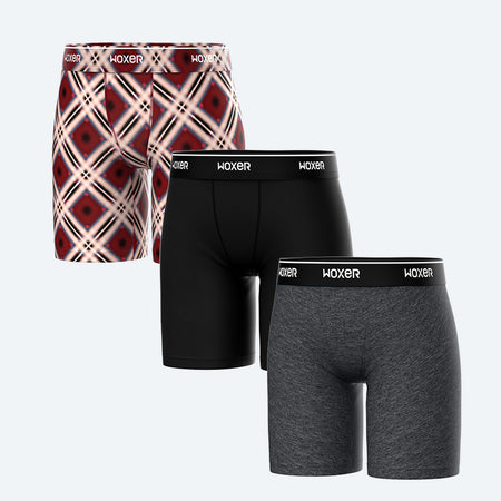 Biker High Waisted Shift 3-Pack