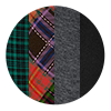 Biker High Waisted Tartan 4-Pack