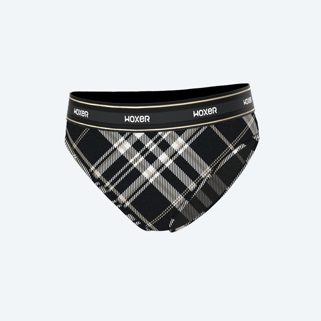 Bikini B&W Plaid