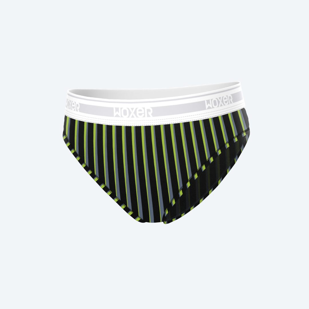 Bikini Ombre Wavy Stripe