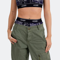 Baller High Waisted Midnight Bandana