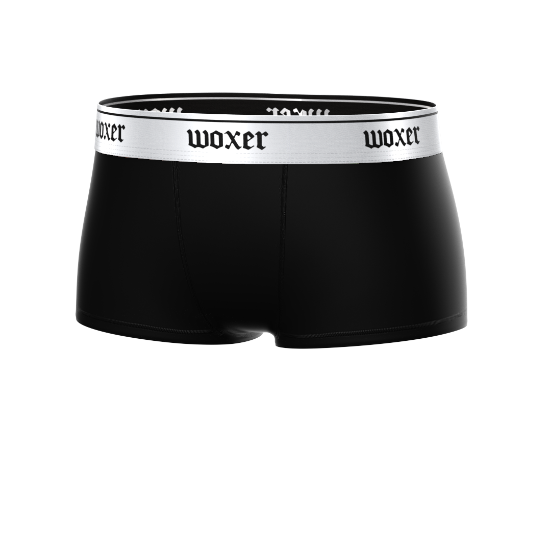 Bold Black Chrome | Women's Boxer's & Boy Shorts | Woxer