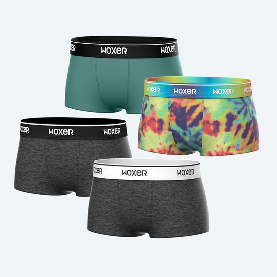 Bold Loungy 4-Pack | Women's Boxer's & Boy Shorts | Woxer