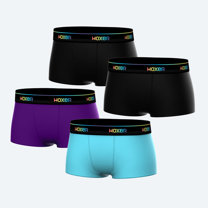 Bold Proudly Pride 4-Pack | Women's Boxer's & Boy Shorts | Woxer