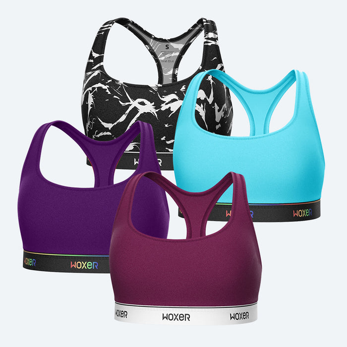 Boss Loungy, 4-Pack Breathable Sports Bras