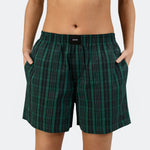 Boxer Shorts Malachite Plaid