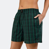 Boxer Shorts Malachite Plaid