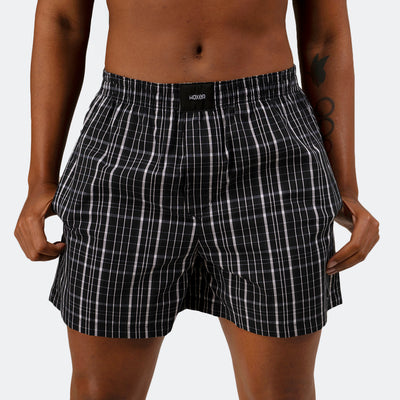 Boxer Shorts Coal Plaid