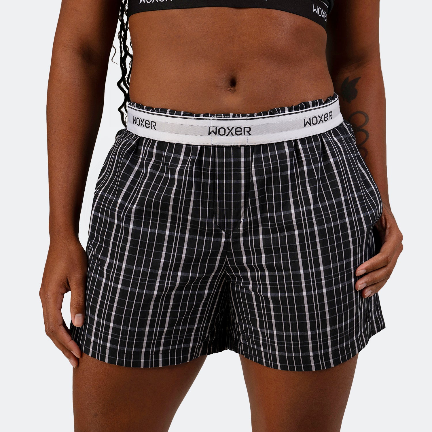 Boxer Shorts Coal Plaid